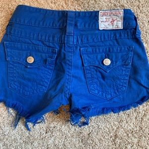True Religion Royal Blue Short